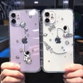 thumbnail image 3 of For iPhone XR Aplicar a la funda para teléfono Cute Cartoon Astronaut Star Space en Iphone 11 13 14 Pro Max Xs Xr X 12 7 8 Plus Clear Soft Tpu Contraportada a prueba de golpes Tel, 3 of 5