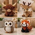 thumbnail image 3 of Tiny 3D Beaded Animal DIY Kit, 4-Piece Handmade Beading Craft Set for Beginners, Cute Bead Art Mini Desk Decor Gift (Wildlife), 3 of 7