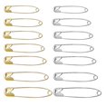 thumbnail image 3 of Mini Gold Safety Pins, 22mm Small Dress Pin, Stainless Steel Art Craft Pins, Tiny Tag Pins For Clothes Sewing(100 Pcs, Gold), 3 of 3