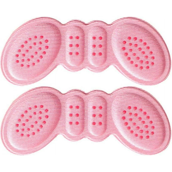 Gel Heel Cushion Inserts – High Heel Shoe Pads – Heel Grip Liner Insert (Pink, 6mm)