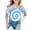 1#Sky Blue92, variant on Byoo Big Girls Tie Dye T Shirt Active Short Sleeve Summer Tshirts Art Daily Comfort Casual Children Tee Tops