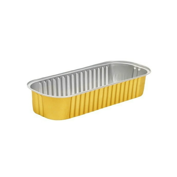 Yhmxh Utensilios de cocina 5 bandejas y cajas de aluminio para hornear aptas para freidoras de fluidos gaseosos, hornos microondas y hornos. Muebles para cocina Accesorios de cocina