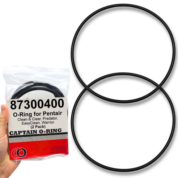Captain O-Ring  Replacement 87300400 O-Ring for Pentair Clean & Clear, Predator, EasyClean and Warrior Filter Tank Body 2 Pack