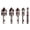 B, variant on Countersink Drill Bit Set, 3Pcs 82 Degree Precision Drill with Sizes 12/16/19, for Wood, Metal, Plastic