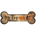thumbnail image 4 of Atlanta Braves 6'' x 12'' Dog Bone Sign, 4 of 7