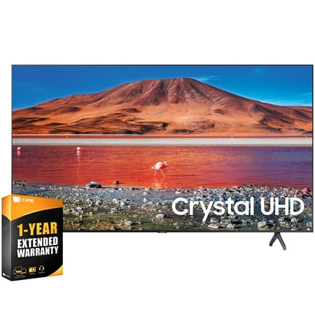 SAMSUNG UN50TU7000FXZA 50 inch 4K Ultra HD Smart LED TV Bundle with CPS Enhanced Protection Pack