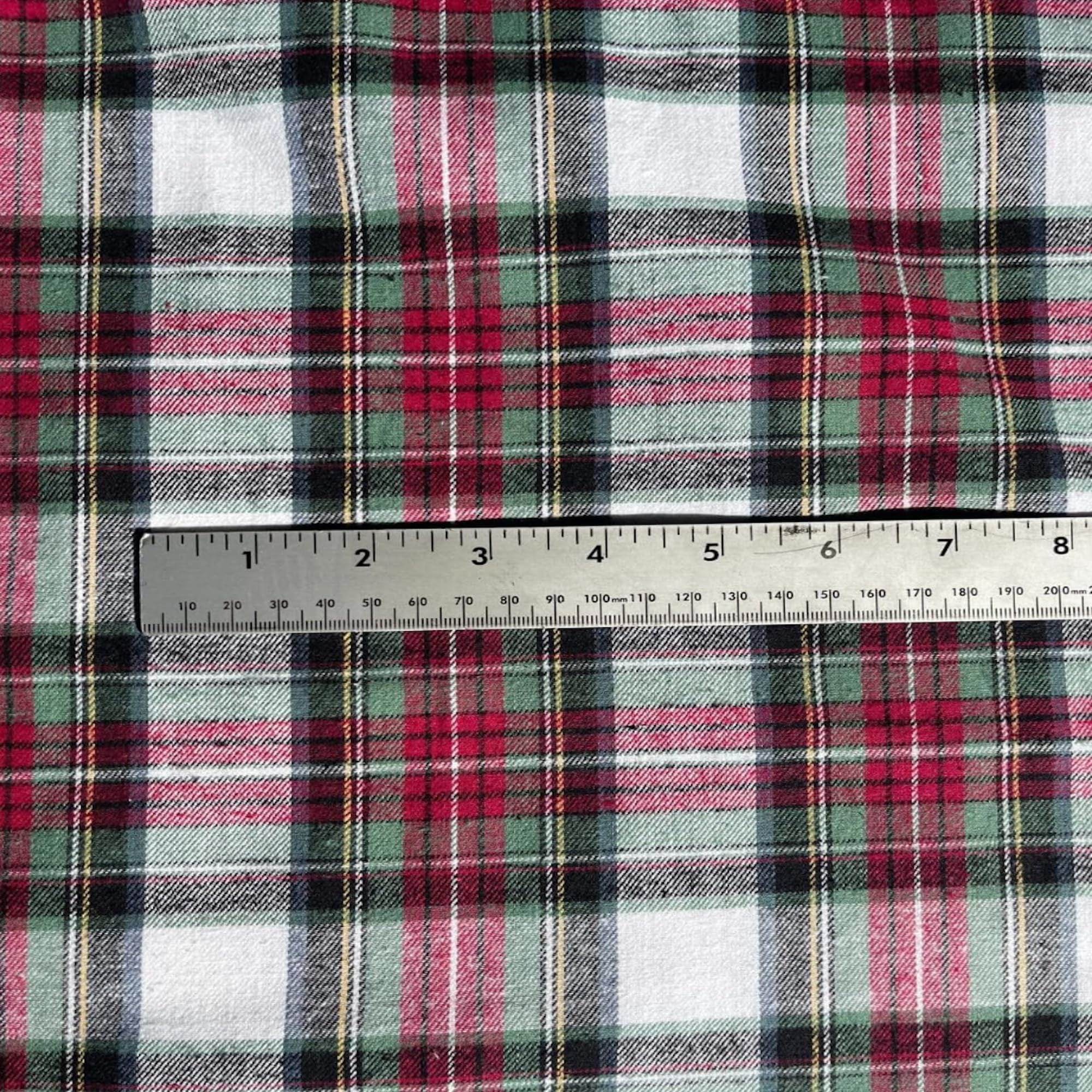 FabricLA Flannel Fabric by The Yard | 60" inches Wide Flannel Fabric | 100% Cotton Flannel Fabric for Baby Blanket, PJ, Shirt, Cloth Flannel Craft Fabric - Multi Fabric 10 Yard Pre Cut