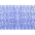 thumbnail image 1 of Ahgly Company Indoor Rectangle Abstract Blue Modern Area Rugs, 3' x 5', 1 of 4