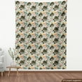 thumbnail image 3 of Ambesonne Art Fabric by the Yard Upholstery, Birds Flowers Shapes, 1 Yard, Multicolor, 3 of 4