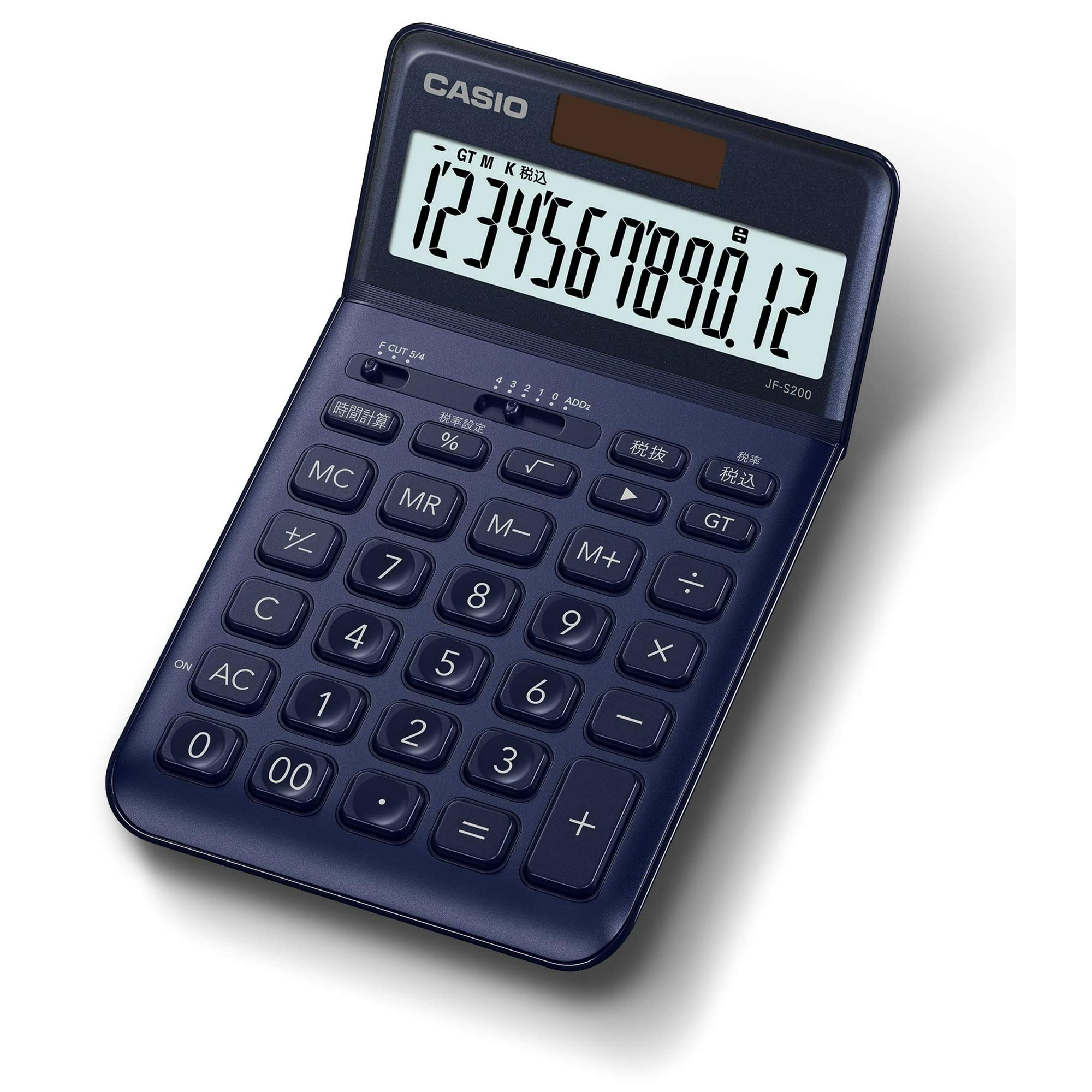 Casio CASIO calculator 12 digits navy just type JF S200 NY N Walmart