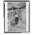 thumbnail image 2 of Historic Framed Print, [Woman beating cassava, Jamaica], 17-7/8" x 21-7/8", 2 of 9