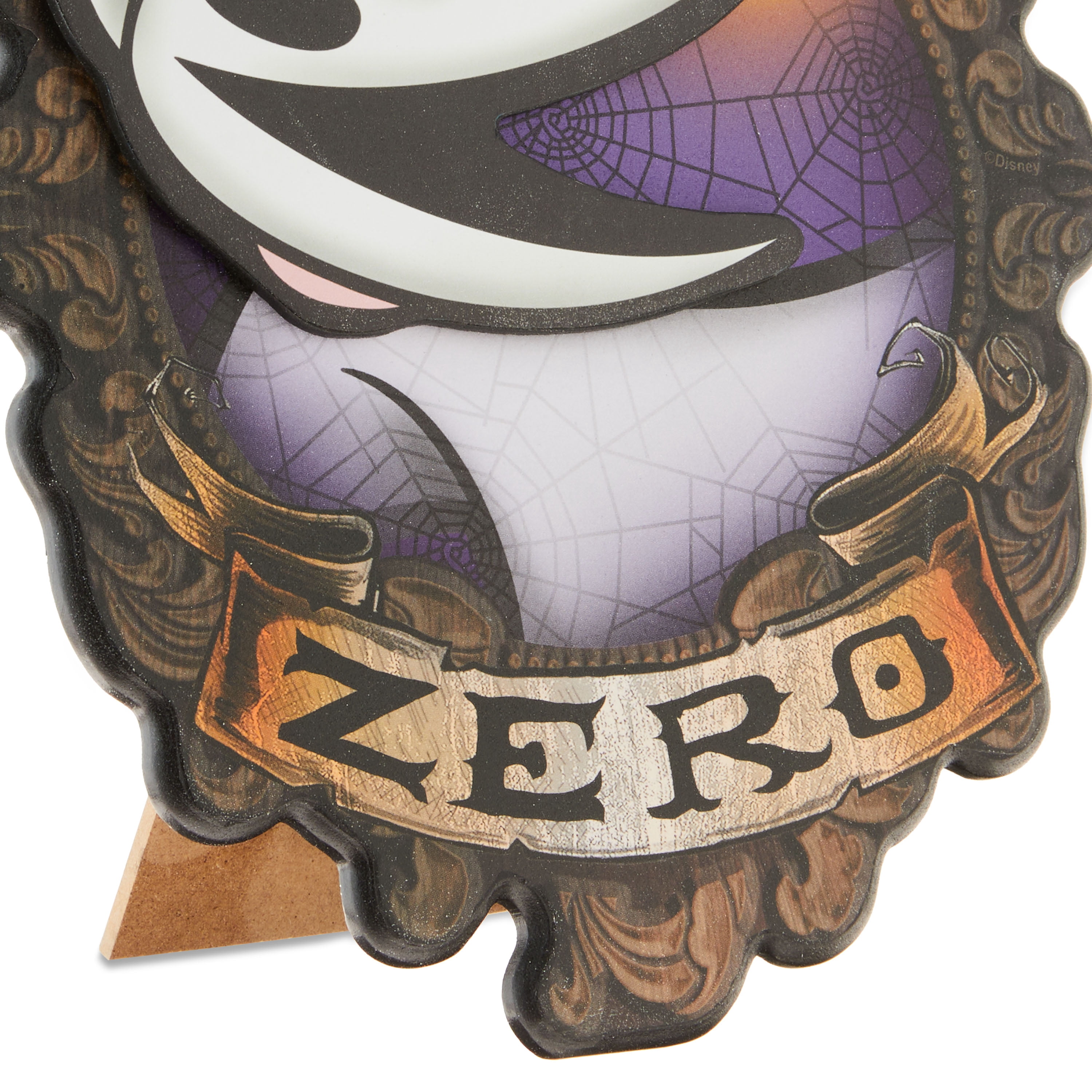 Disney's The Nightmare Before Christmas Zero Wood Sign, 8" x 10", Halloween Tabletop Décor by Open Road