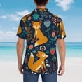 thumbnail image 5 of Men's Hawaiian Shirt Casual Short Sleeve Button Down Shirt Tropical Beach Shirt, 5 of 8