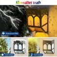thumbnail image 4 of FloreceBien Lámpara solar para exteriores, luces solares para vallas, iluminación LED solar para decoración de paisajes para jardín, patio, entrada, puerta de entrada, blanco cálido/multicolor,, 4 of 5