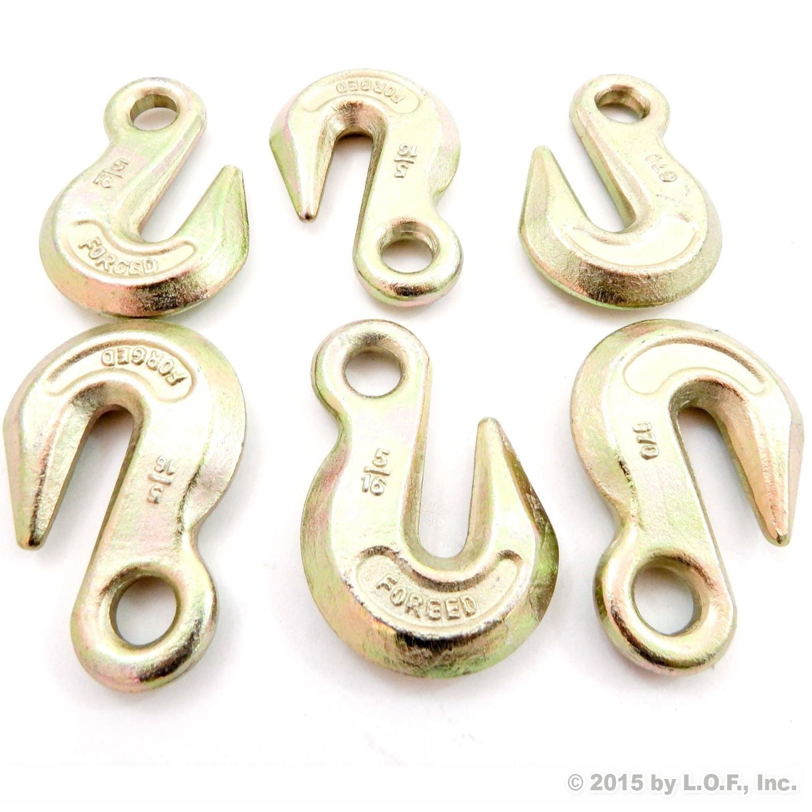 Forged Alloy Eye Grab Hook 1/2"  Tow Grade 70 Brand New 4 Pack 
