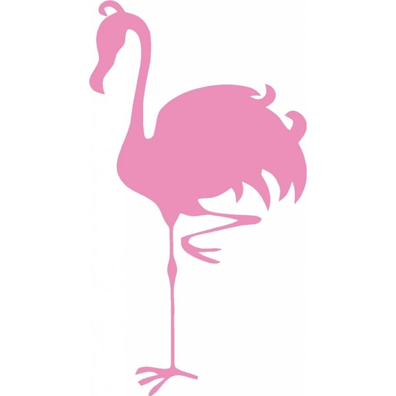 Custom Wall Decal Flamingo Picture Art Living Room Home Decor Sticker - Vinyl Wall Decal - Size : 14 X 28 Inches