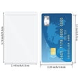 thumbnail image 2 of Fengek 50 paquetes de fundas transparentes para tarjeteros, fundas protectoras impermeables para tarjetas de visita, fundas suaves de PVC para tarjetas de crédito, licencia de conducir, 2 of 5
