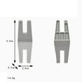 thumbnail image 5 of 1 Pcs Plastic Small Button Presser Foot 5.5*2.2*0.4cm Handicraft Accessories Sewing Machine Replacement Accessories Parts, 5 of 11