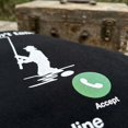 thumbnail image 4 of NUBILY Men Graphic T Shirts - Funny Fishing Joke Chat Bubble Screen Print Tee for Men, Casual Crewneck Short Sleeve Top,Black,4XL, 4 of 8