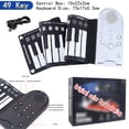 thumbnail image 1 of Electronic Hand Roll Piano 49 61 88 Key Beginner Keyboard Instruments Kids Learning Toys for Children Boys Musical Girls Music 49 Key-(Boxed) C, 1 of 6