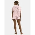 thumbnail image 2 of Halloween Women’s Printed Notched Top and Shorts Pajama Set from Way to Celebrate, 2-Piece, Sizes XS-3X, 2 of 5