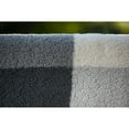 thumbnail image 5 of Luxe Faux faux Throw Grey Plaid 50x60 Soft Sheepskin Blanket Cozy, 5 of 5