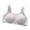 Gray, variant on Bigersell Women's Seamless Sports Bra V-Neck Wire-Free Bra Support Women Open Back Sports Bra T-Shirt Bra Style R-125 Basic Bra Strap Nylon Full-Coverage Bra Feature Everyday Bras Underwear Beige L