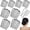 Black, variant on 11 count Hair Side Combs Metal Hair Fork Clip Twist Comb Updo Hair Stick, U-Shape Styling Tools Bun Maker Hairstyle Hair Pins Hair Accessories for Women and Girls