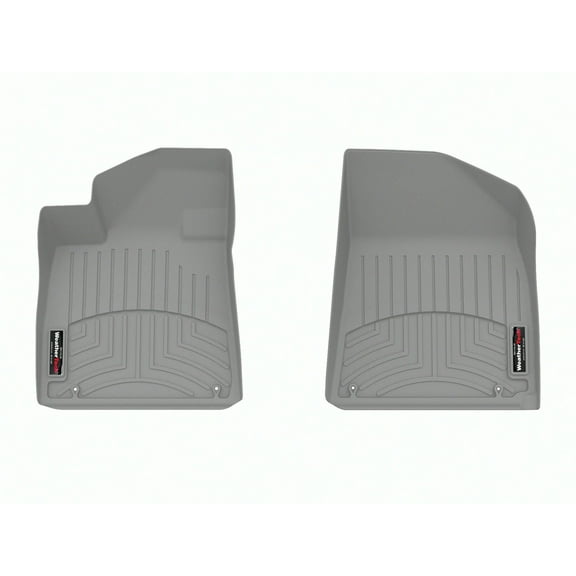 WeatherTech Custom Fit FloorLiners compatible with 2023-2025 Hyundai Ioniq 6 - 1st Row (Driver & Passenger), Grey