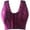 Purple-1, variant on Ohufall Wirefree Bras for Women ,Plus Size Front Closure Lace Bra Wirefreee Extra-Elastic Bra Adjustable Shoulder Straps Sports Bras 38D-47D, Summer