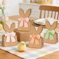 thumbnail image 5 of 24 Set Easter Bunny Treat Bags,Easter Goodie Bags,Easter Bunny Party Favor Bags DIY Bunny Gift Boxes,Rustic Paper Rabbit Ears Goodie Bags,DIY Bunny Gift Boxes Baskets for Spring Easter Party Favors, 5 of 8