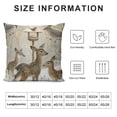 thumbnail image 5 of Qinduosi Decorative Throw Pillow Cover Christmas Animal Snowman Rabbit Xmas Cushion Case Square Pillowslip, Gift for Sofa, Patio, bedroom Decor White, 5 of 5