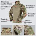 thumbnail image 5 of Conjuntos Uniforme Táctico Militar Ropa Entrenamiento Traje, 5 of 5
