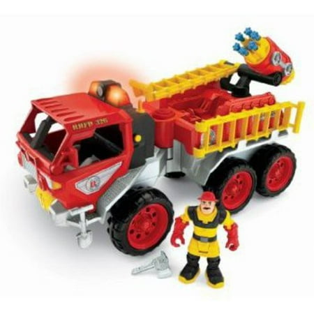 Fisher Price Hero World Firetruck & Billy