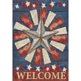 thumbnail image 2 of Briarwood Lane Primitive American Barnstar House Flag, 2 of 6