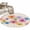 Beige, variant on Watercolor Colorful Floral Round Area Rug 3Ft Washable Small Circle Rugs for Kitchen Entryway, Spring Summer Flowers Non-Slip Carpet Floor Mats Indoor Outdoor Carpet Runner Aesthetic Home Decor