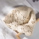 thumbnail image 4 of Gorro tejido a mano con flores para mujer, gorro fino con encaje transpirable, hilo de algodón, puntera de ganchillo, primavera y verano, 4 of 4