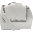 thumbnail image 1 of Orciani Leather Handbag Top-Handle Bag Tote - White, 1 of 1