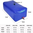 thumbnail image 2 of Foldable 400L/100G Water  Storage Container with Hose Connection for Outdoor Use, 2 of 7