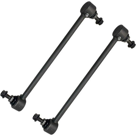 Detroit Axle - Front 2pc Sway Bars for 12-19 Fiat 500, 2 Sway Bar End Links 2012 2013 2014 2015 2016 2017 2018 2019 Replacement