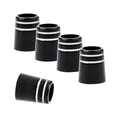 thumbnail image 1 of 5 casquillos negros de 0,335, 0,350 y 0,370 pulgadas y 2 anillos plateados para varillas de cuña de hierro de golf. 89 x 16 x 134 mm, 1 of 7