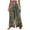 Army Green, variant on Wide Leg Pants for Women Drawstring High Waist Palazzo Trouser Business Casual Slacks Lounge Outfits with Pockets Red XXL