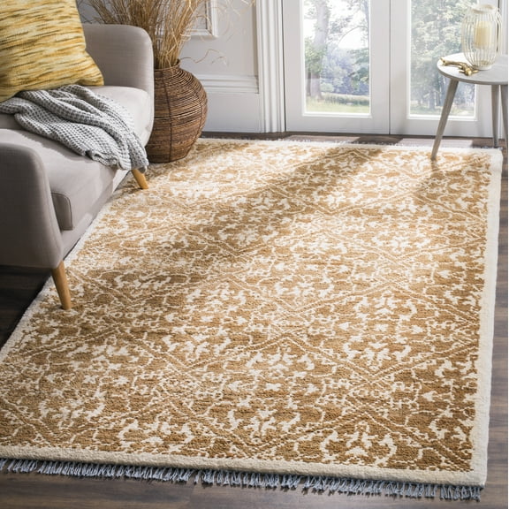 SAFAVIEH Bohemian Clarence Geometric Area Rug, Brown/Beige, 5' x 8'