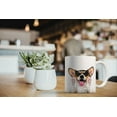 thumbnail image 6 of WIRESTER 11 Oz Ceramic Tea Cup Coffee Mug, Animal Full Black Tan Pembroke Welsh Corgi Dog, 6 of 7