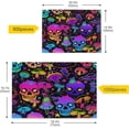thumbnail image 5 of Psychedelic Mushrooms Skulls 500 Piece Jigsaw Puzzle for Adults, Family Game Intellective Toys Wall Art Work for Educational Gift Home Decor, 5 of 7