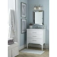 thumbnail image 3 of Aiken Collection Two-Light Brushed Nickel Clear Glass Farmhouse Style Bath Vanity Wall Light, 3 of 3