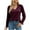 Wine-04, variant on STETMN Women's Floral Lace Blouse Casual V-Neck Loose Long Sleeve T-shirt Fall Dressy Shirt
