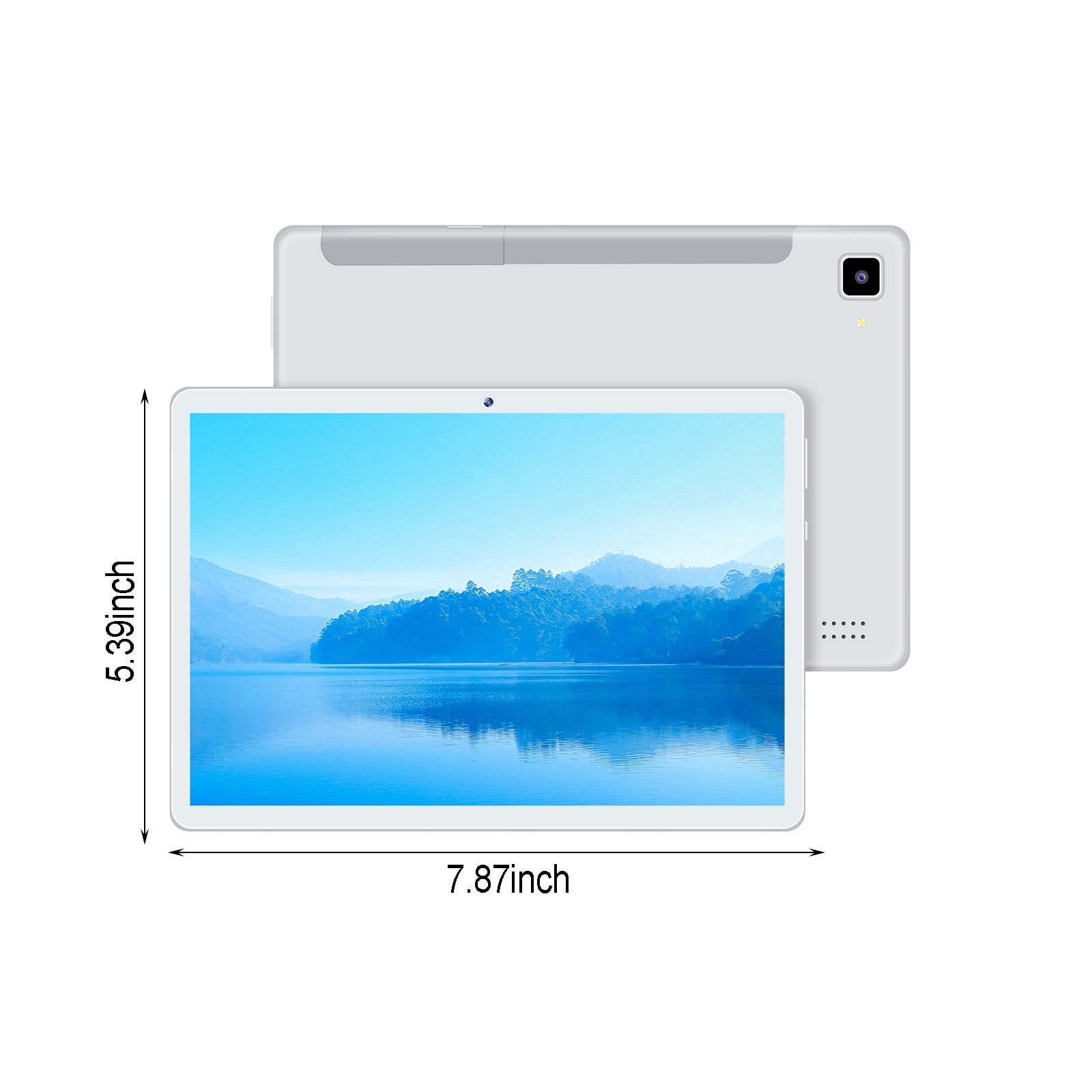 Skegnu HD 8-inch Tablets Android Version, WIFI Bluetooth Voice Call Learning Game Tablet, 2+16G/256G Eight Core Processor, Support SIM Card Communication Function Gift for Girls on Clearance