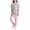 Gray, variant on Cethrio Girls Cotton Outfit Sets, Casual Short Sleeve Summer 2 Piece Girls Clothing sets Hot Pink Size 7-8 T