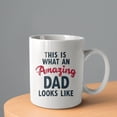 thumbnail image 2 of Amazing Dad Looks Like Coffee Mugs 15 OZ Sublimation Mugs,Double-sided Printing Ceramic Cups Ceramic Mugs for Coffee,Tea,Hot Cocoa, 2 of 4